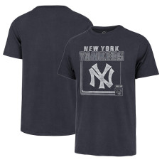 Adult Men's New York Yankees '47 Cooperstown Collection Borderline Franklin baseball T-shirt - Navy