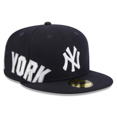 Adult Men's New York Yankees New Era Arch 59FIFTY Fitted Hat - Navy