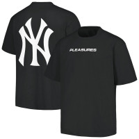 Adult Men's New York Yankees PLEASURES Ballpark baseball T-shirt - Black Adult Men's New York Yankees PLEASURES Ballpark baseball T-shirt - Black