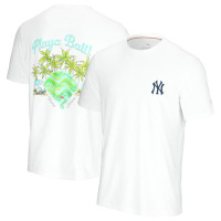 Adult Men's New York Yankees Tommy Bahama Playa Ball baseball T-shirt - White