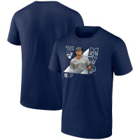 Adult Men's Aaron Judge New York Yankees Baseball 2022 AL MVP baseball T-shirt - Navy