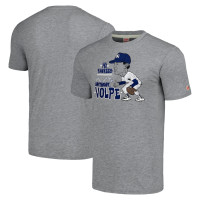 Adult Men's Anthony Volpe New York Yankees Homage Caricature baseball T-shirt - Gray