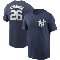 Adult Men's DJ LeMahieu New York Yankees Name & Number baseball T-shirt - Navy