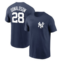 Adult Men's Josh Donaldson New York Yankees Name & Number baseball T-shirt - Navy