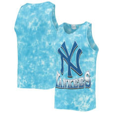 Adult Men's New York Yankees '47 Big Leaguer Tubular Tie-Dye Tank Top - Blue