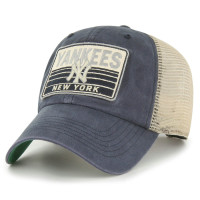 Adult Men's New York Yankees '47 Four Stroke Clean Up Trucker Snapback Hat - Navy