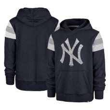 Adult Men's New York Yankees '47 Premier Nico Pullover baseball Hoodie - Navy