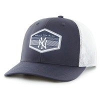 Adult Men's New York Yankees '47 Spring Training Burgess Trucker Adjustable Hat - Navy/White Adult Men's New York Yankees '47 Spring Training Burgess Trucker Adjustable Hat - Navy/White