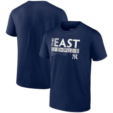 Adult Men's New York Yankees Baseball 2022 AL East Division Champions Locker Room baseball T-shirt - Navy