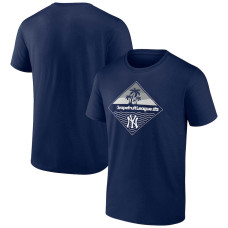 Adult Men's New York Yankees Baseball 2023 Spring Training Diamond baseball T-shirt - Navy