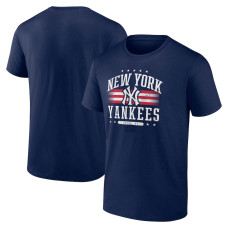 Adult Men's New York Yankees Baseball Americana Team baseball T-shirt - Navy Adult Men's New York Yankees Baseball Americana Team baseball T-shirt - Navy