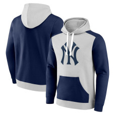 Adult Men's New York Yankees Baseball Arctic Pullover baseball Hoodie - Gray/Navy Adult Men's New York Yankees Baseball Arctic Pullover baseball Hoodie - Gray/Navy