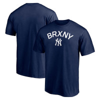 Adult Men's New York Yankees Baseball BRXNY baseball T-shirt - Navy Adult Men's New York Yankees Baseball BRXNY baseball T-shirt - Navy