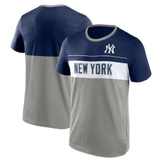 Adult Men's New York Yankees Baseball Claim The Win baseball T-shirt - Gray