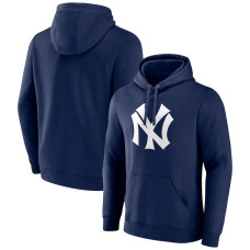 Adult Men's New York Yankees Baseball Cooperstown Collection Pullover baseball Hoodie - Navy