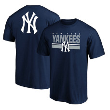 Adult Men's New York Yankees Baseball End Game Team Logo baseball T-shirt - Navy Adult Men's New York Yankees Baseball End Game Team Logo baseball T-shirt - Navy