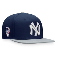Adult Men's New York Yankees Baseball Fundamental Two-Tone Snapback Hat - Navy/Gray Adult Men's New York Yankees Baseball Fundamental Two-Tone Snapback Hat - Navy/Gray