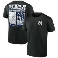 Adult Men's New York Yankees Baseball In Good Graces baseball T-shirt - Black