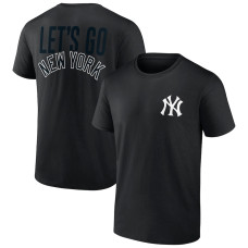 Adult Men's New York Yankees Baseball In It To Win It baseball T-shirt - Black Adult Men's New York Yankees Baseball In It To Win It baseball T-shirt - Black