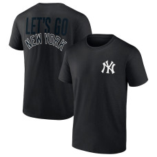 Adult Men's New York Yankees Baseball In It To Win It baseball T-shirt - Black Adult Men's New York Yankees Baseball In It To Win It baseball T-shirt - Black
