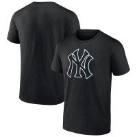 Adult Men's New York Yankees Baseball Rough Diamond baseball T-shirt - Black