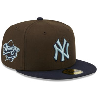 Adult Men's New York Yankees New Era 1999 World Series Walnut 9FIFTY Fitted Hat - Brown/Navy