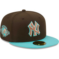 Adult Men's New York Yankees New Era Walnut Mint 59FIFTY Fitted Hat - Brown/Mint