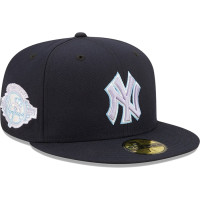 Adult Men's New York Yankees New Era 100th Anniversary Lavender Undervisor 59FIFTY Fitted Hat - Navy Adult Men's New York Yankees New Era 100th Anniversary Lavender Undervisor 59FIFTY Fitted Hat - Navy