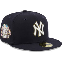 Adult Men's New York Yankees New Era 100th Anniversary Spring Training Botanical 59FIFTY Fitted Hat - Navy