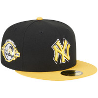 Adult Men's New York Yankees New Era 59FIFTY Fitted Hat - Black/Gold