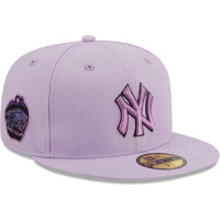 Adult Men's New York Yankees New Era 59FIFTY Fitted Hat - Lavender