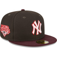 Adult Men's New York Yankees New Era Chocolate Strawberry 59FIFTY Fitted Hat - Brown/Maroon