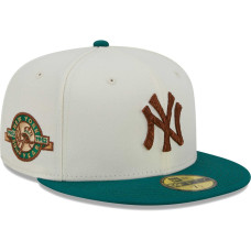 Adult Men's New York Yankees New Era Cooperstown Collection Camp 59FIFTY Fitted Hat - White Adult Men's New York Yankees New Era Cooperstown Collection Camp 59FIFTY Fitted Hat - White