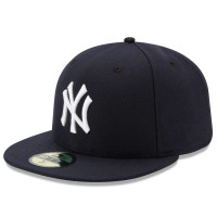 Adult Men's New York Yankees New Era Game Authentic Collection On-Field 59FIFTY Fitted Hat - Navy
