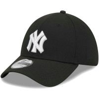 Adult Men's New York Yankees New Era Logo 39THIRTY Flex Hat - Black