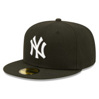 Adult Men's New York Yankees New Era Team Logo 59FIFTY Fitted Hat - Black