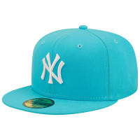 Adult Men's New York Yankees New Era Vice Highlighter Logo 59FIFTY Fitted Hat - Blue 