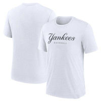 Adult Men's New York Yankees Authentic Collection Early Work Tri-Blend Performance baseball T-shirt - Ash