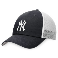 Adult Men's New York Yankees Heritage86 Lightweight Unstructured Adjustable Trucker Hat - Navy/White Adult Men's New York Yankees Heritage86 Lightweight Unstructured Adjustable Trucker Hat - Navy/White