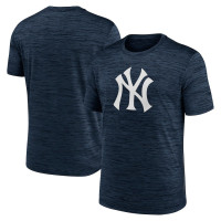Adult Men's New York Yankees Logo Velocity Performance baseball T-shirt - Navy Adult Men's New York Yankees Logo Velocity Performance baseball T-shirt - Navy