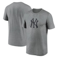 Adult Men's New York Yankees New Legend Logo baseball T-shirt - Heather Charcoal