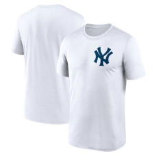 Adult Men's New York Yankees New Legend Wordmark baseball T-shirt - White Adult Men's New York Yankees New Legend Wordmark baseball T-shirt - White