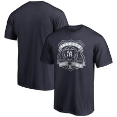 Adult Men's New York Yankees Police Badge baseball T-shirt - Navy Adult Men's New York Yankees Police Badge baseball T-shirt - Navy