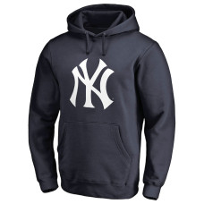 Adult Men's New York Yankees Team Color Primary Logo 2 Pullover baseball Hoodie - Navy