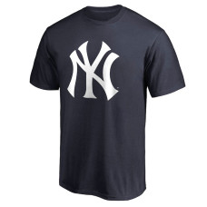 Adult Men's New York Yankees Team Color Primary Logo 2 baseball T-shirt - Navy