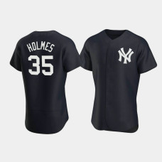 Mens New York Yankees Clay Holmes Authentic Alternate Black Jersey