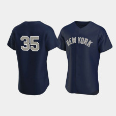 Mens New York Yankees Clay Holmes Authentic Alternate Navy Jersey