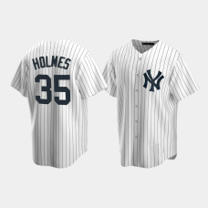 Mens New York Yankees Clay Holmes Replica Home White Jersey