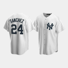 Mens New York Yankees Gary Sanchez Replica Home White Jersey Mens New York Yankees Gary Sanchez Replica Home White Jersey