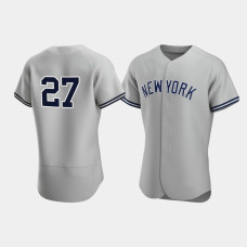 Mens New York Yankees Giancarlo Stanton Authentic Road Gray Jersey Mens New York Yankees Giancarlo Stanton Authentic Road Gray Jersey